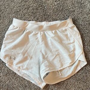 Under Armour Women's Light Gray Athletic Shorts